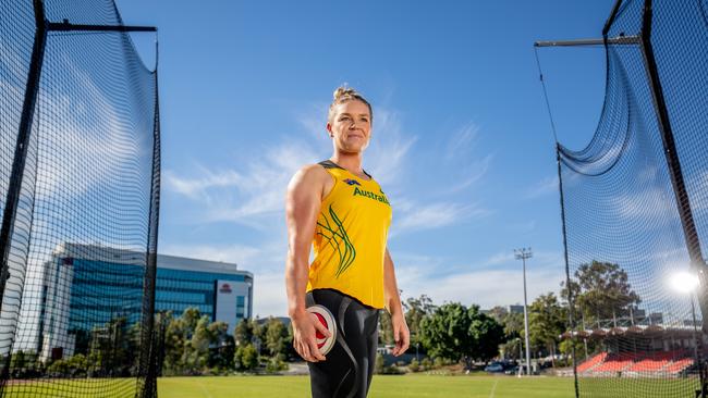 Dani Stevens - Athletics, Discus. Picture: Luke Marsden