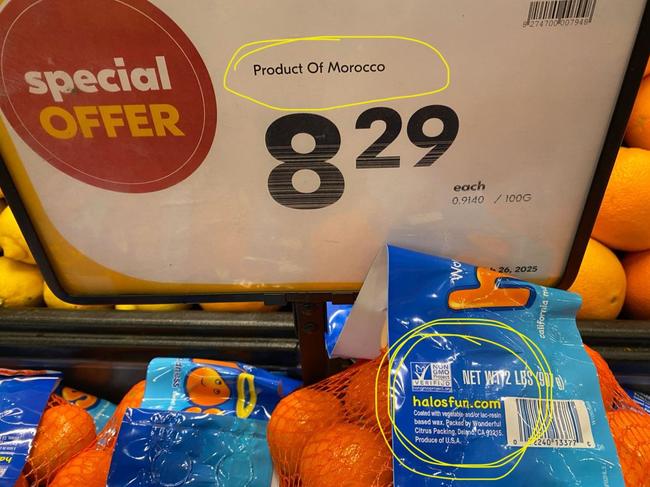 Dubbed ‘maple washing’, the alleged supermarket act has led to skyrocketing complaints to the Canadian Food Inspection Agency. Picture: Reddit