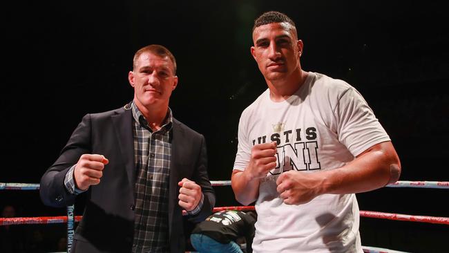 Paul Gallen and Justis Huni are set to fight on June 16.