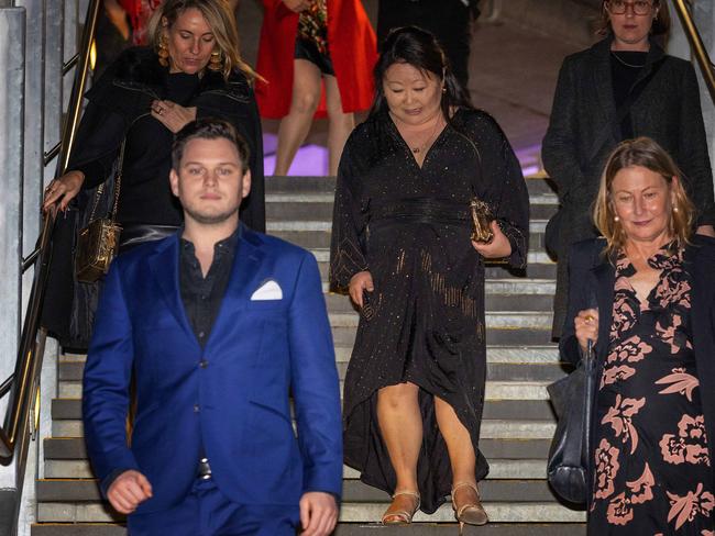 Nagi MaehashiAwards wore a black sequined dress for the occasion. Picture: Mark Stewart