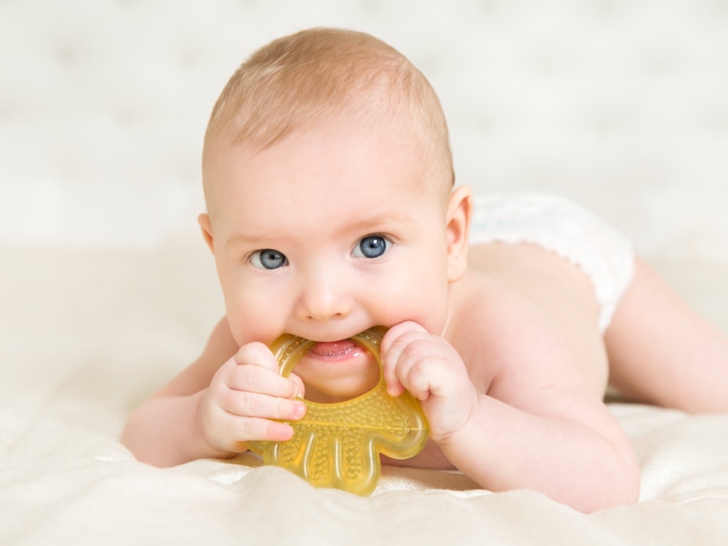 Cold deals teething ring