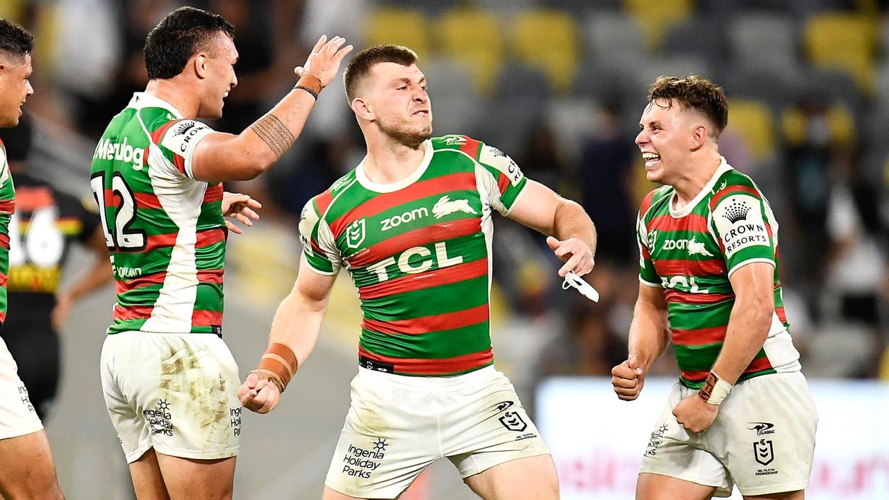 Jai Arrow was a key recruit for the Rabbitohs this season. Picture: Ian Hitchcock/Getty Images