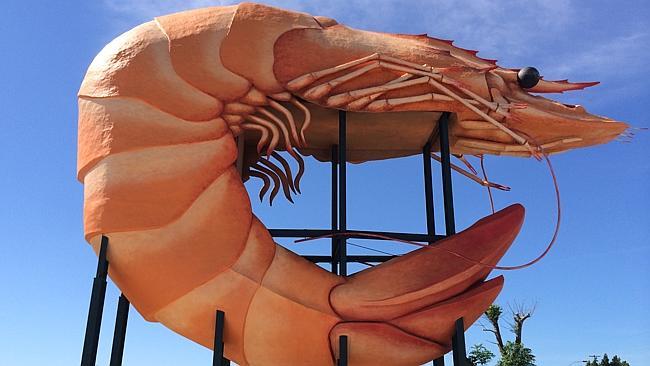 The Big Prawn at Ballina was restored by the Lorenzo de&#39; Medici of Australia, Bunnings’ b