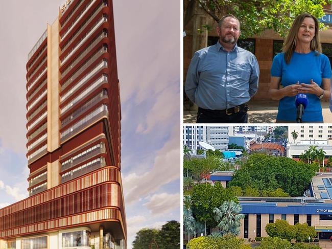 Some residents are kicking up about a proposed new Civic Centre for Darwin CBD.