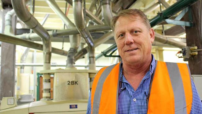 Gerhard Oberholzer showed us inside the factory where semolina and cornflour is being produced. Picture: Marian Faa