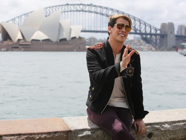 Milo Yiannopoulos is 'ready to offend Australia', he said as he arrived in SydneyControversial speaker started with one of country's most cherished landmarksSaid Opera House is 'carbuncle masquerading as an architectural masterpiece' Photo Nathan Richter