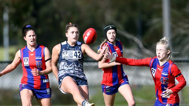 Geelong Cats’ Abby Favell lines up for the VFLW program again in 2024.