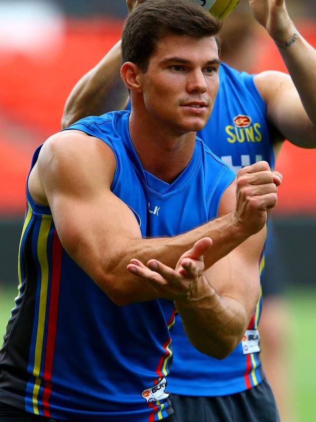 Jaeger O’Meara battling to get his body right. Picture: David Clark