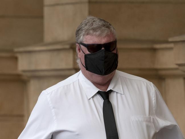 ADELAIDE, AUSTRALIA - NewsWire Photos MAY 13, 2022: Anthony Virgo - a former Hamilton Secondary teacher who has pleaded guilty to three counts of persistent sexual exploitation of a child. He is pictured at district court today. Picture: NCA NewsWire / Naomi Jellicoe