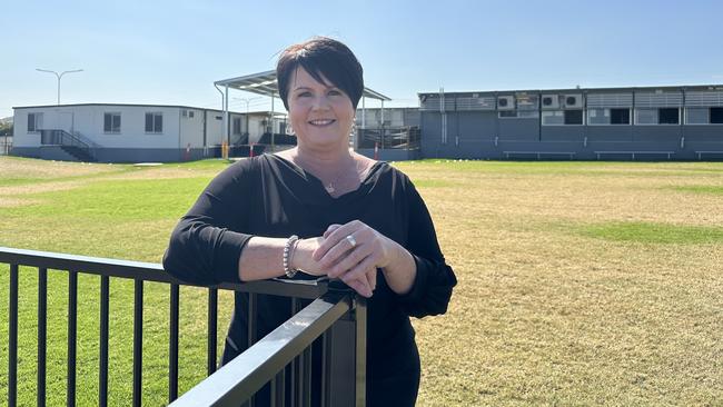 Alison Rourke is the first principal of the new Gregory Hills Public School. Picture: Annie Lewis