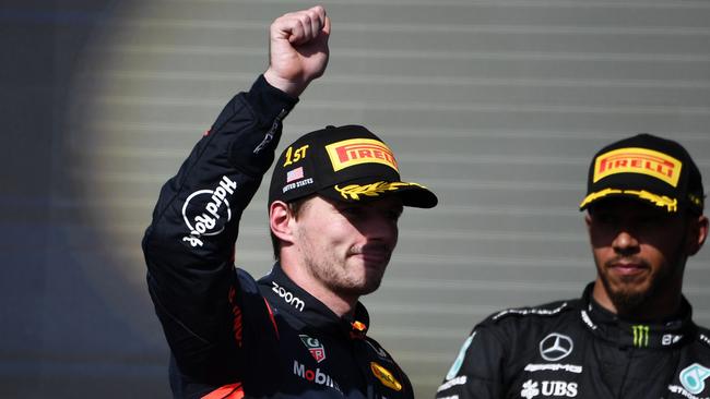 Max Verstappen was booed after his most recent F1 victory. Picture: Getty Images