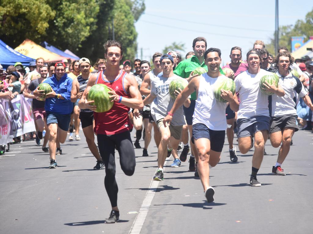 Open division, Melon Dash For Cash on Heeney St, Chinchilla Melon Fest, 2019.