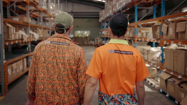 Tradie’s bright idea helping blokes speak about mental health