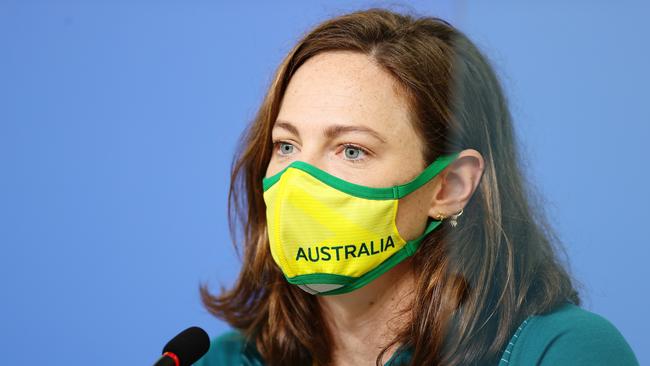 Cate Campbell thinks carrying the flag will help her performance.