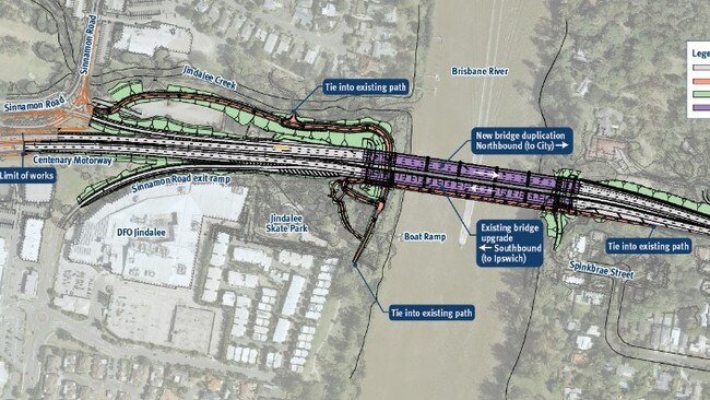 Aerial view of the proposed work.