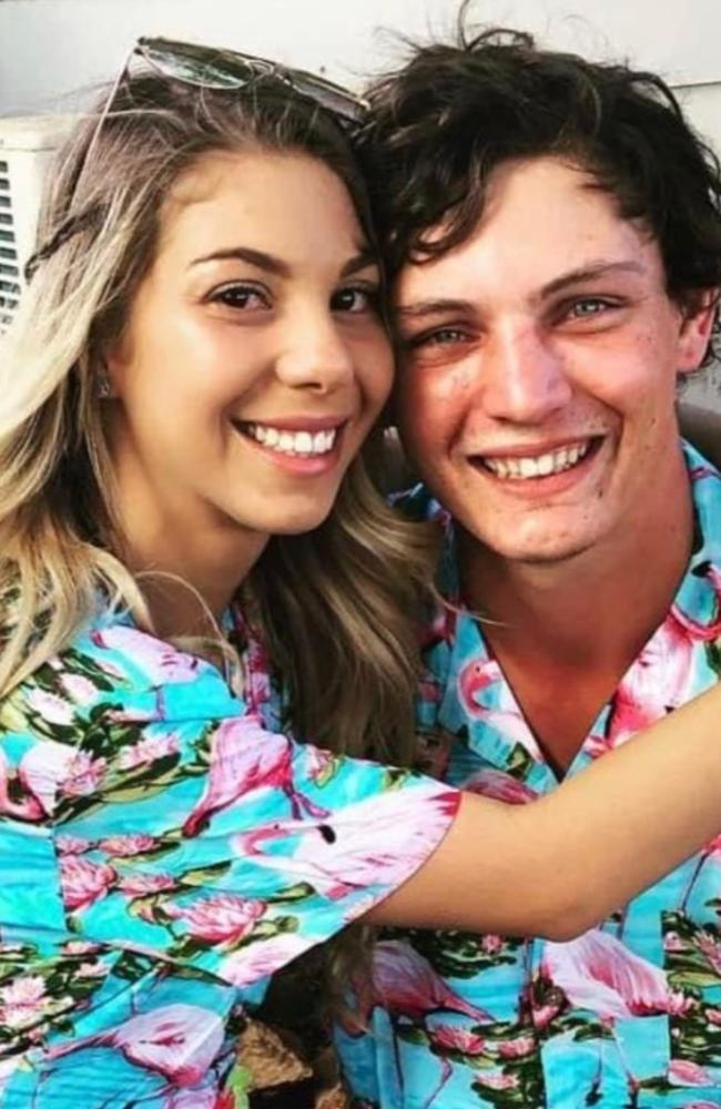 New photos of Maree, 24, and Rhiley, 22, Kuhrt who tragically died when the Piper Cherokee plane he was flying crashed into Mount Hector on April 2, 2023. Picture: Supplied by Kuhrt family