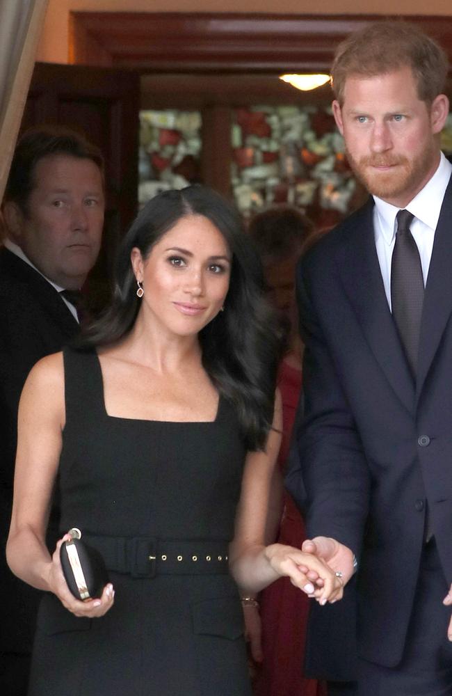 The couple oozed sophistication and elegance. Credit: AFP Photo/Pool/Brian Lawless