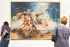 Portrait ofthe Artist as an Evolving Landscape, Gleeson's Archibald entry