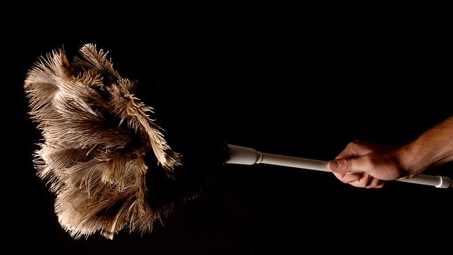 A northern beaches’ father was sentenced in Manly Local Court after pleading guilty to beating his two-year-old daughter with the handle of a feather duster because she refused to eat her dinner. Picture: News Corp