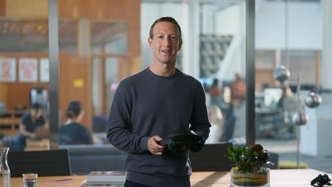 The unveiling comes as Mr Zuckerberg announced a partnership with Microsoft and Accenture.