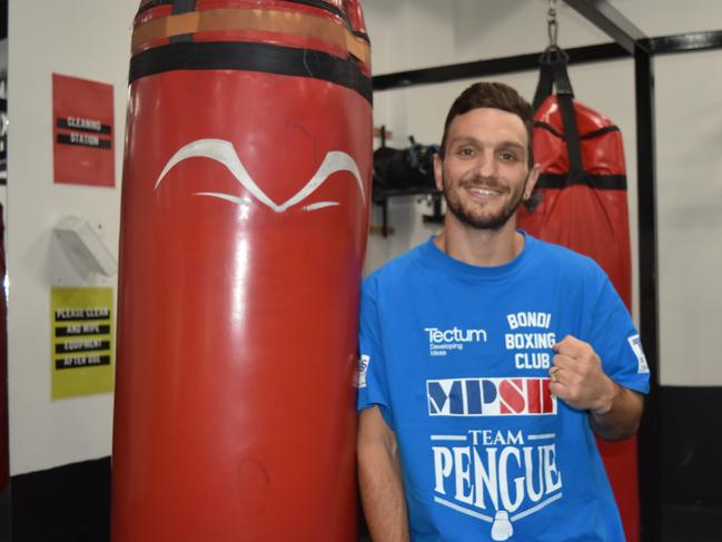 Southern Sydney boxer Michael Pengue is set to take on Ben Hussain on Paul Gallen's undercard. Picture: Sean Teuma