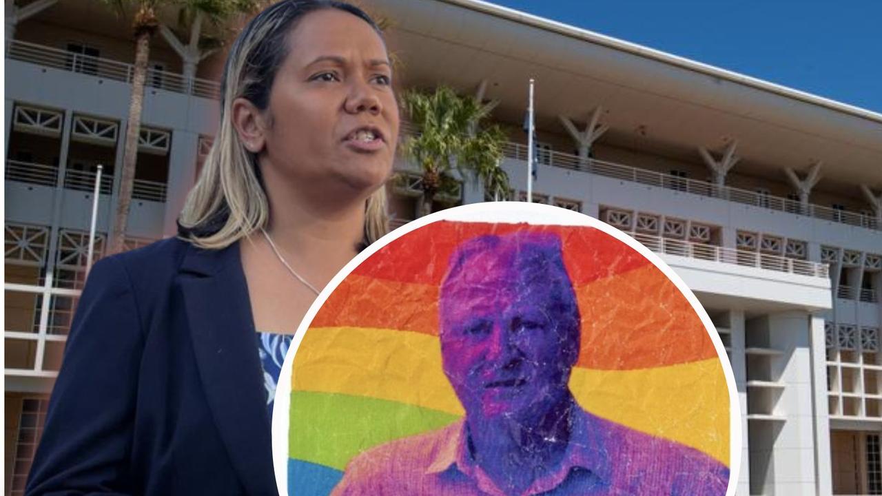 Probe after rainbow poster of minister’s face hung in parliament toilet