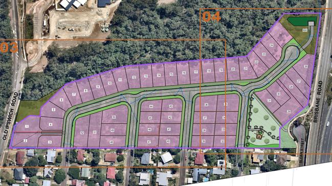 Layout of the proposed Riverview Estate project.