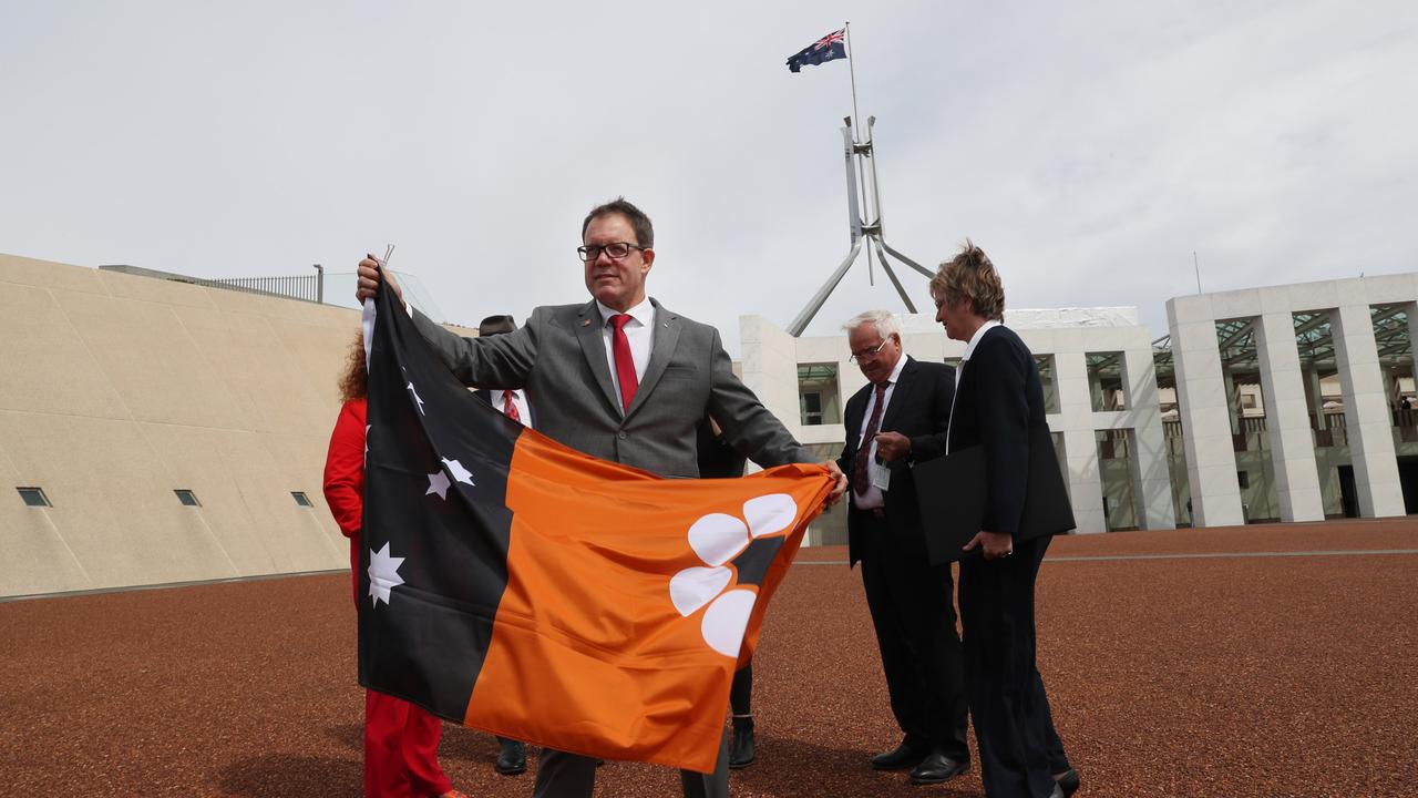 Luke Gosling outside of Parliament House Canberra. Picture Gary Ramage