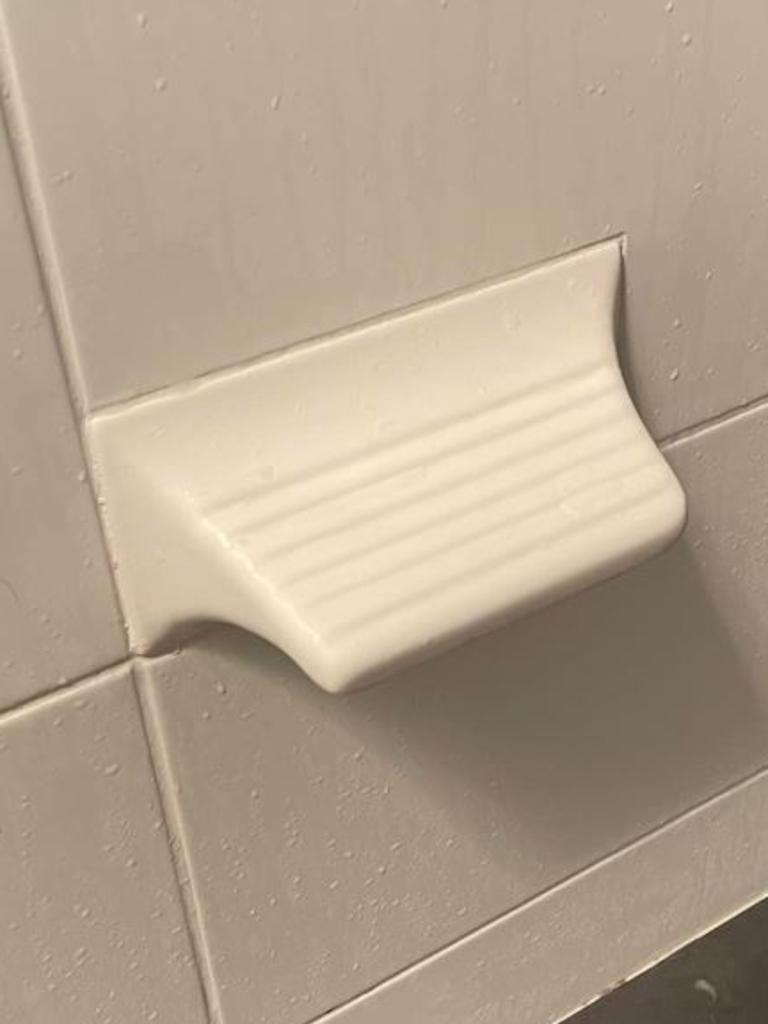 Some suggested it could have been a soap dish installed upside down. Picture: Facebook