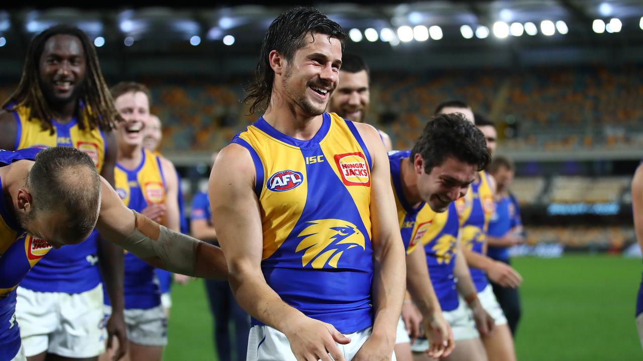 West Coast is in line for a home elimination final. (Photo by Jono Searle/AFL Photos/via Getty Images)
