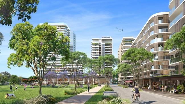 The Crescent Parklands at Holroyd sits on a busy intersection.