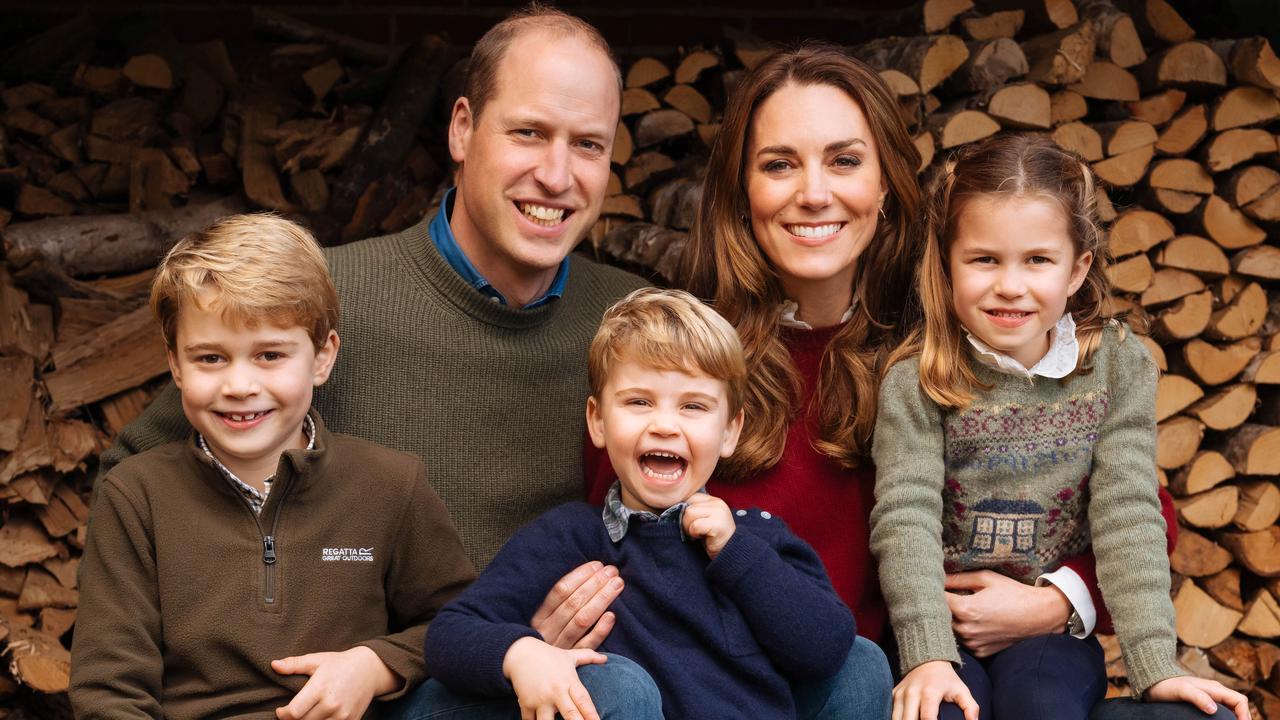 William and Kate with their children (from left): George, Louis and Charlotte. Picture: Matt Porteous/The Duke and Duchess of Cambridge/Kensington Palace via Getty Images