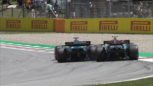 Stroll wasn't happy with Hamilton