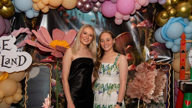 Ebony Raymond and Chloe Newell at the Great Humpty Ball Darwin 2024. Picture: Pema Tamang Pakhrin