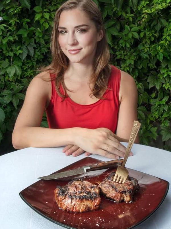 The paleo diet has converts throughout the world of ‘wellbeing’ and is often taken to extremes. Mikhaila Peterson, 26, daughter of controversial lifestyle guru Jordan Peterson advocates a full carnivore diet (beef and water only).