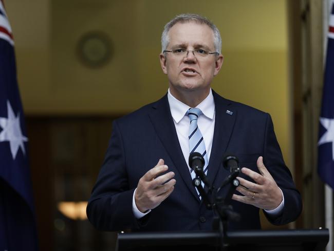 Prime Minister Scott Morrison has just 10 days to prove he’s not just a more suburban Malcolm Turnbull. Picture: Sean Davey