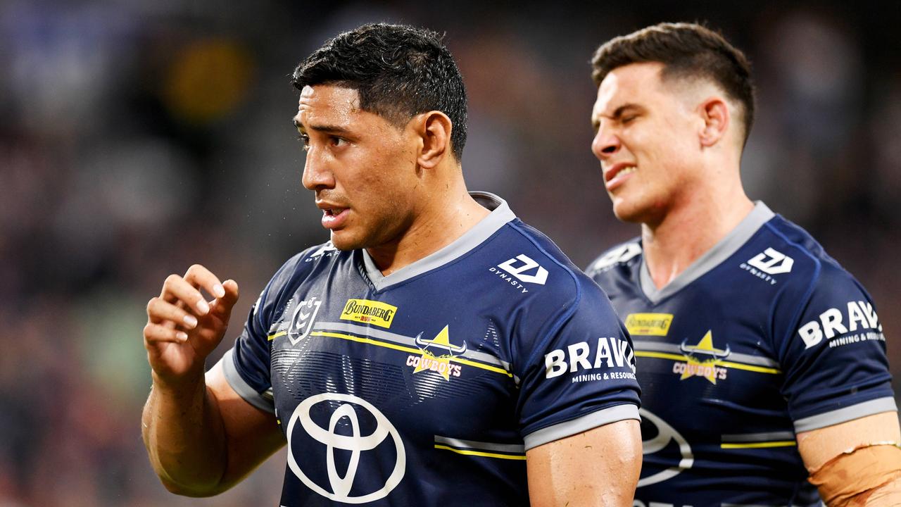 Jason Taumalolo. NRL; North Queensland Cowboys Vs Brisbane Broncos at Queensland Country Bank Stadium, Townsville. Picture: Alix Sweeney