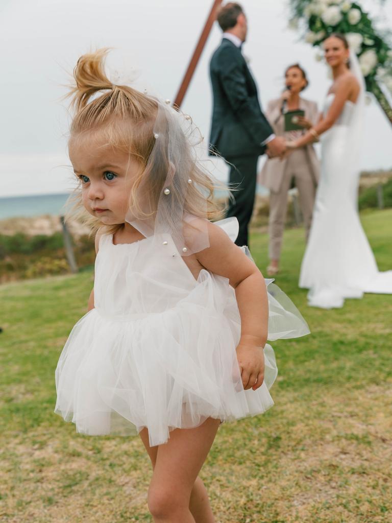 Their daughter Sophia at the event. Picture: bambiphoto &amp; Danielle Symes