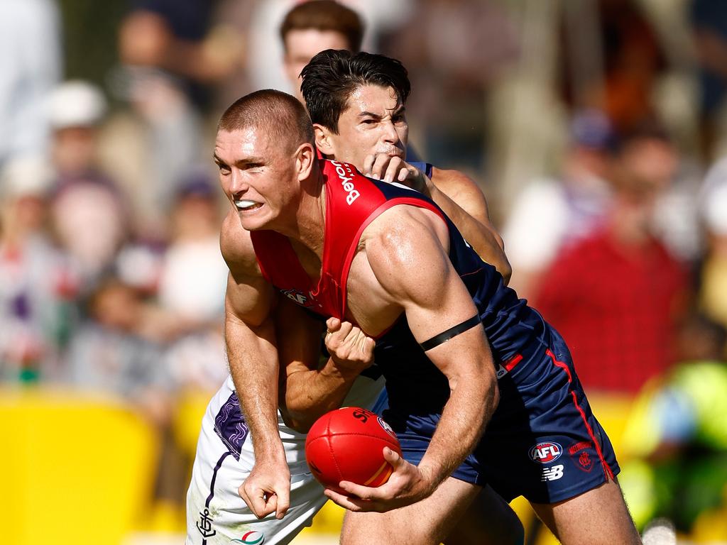 Adam Tomlinson will likely find a new home as a free agent. Picture: Michael Willson/AFL Photos via Getty Images.