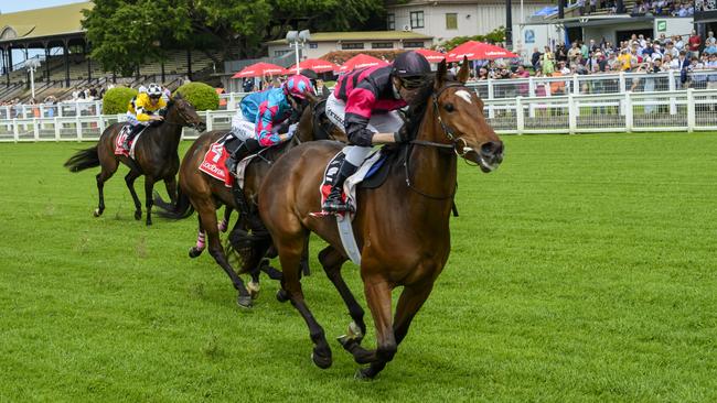 James Orman aboard I Am Artie for trainer Paul Jenkins. Picture: Racing Queensland.