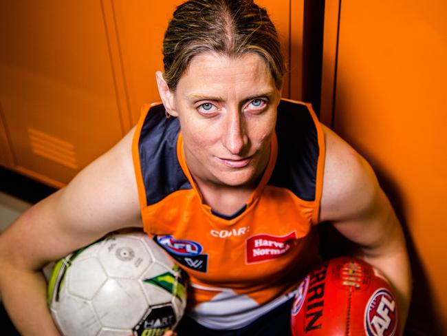 Cora Staunton,  Irish gaelic football legend has been signed by the GWS Giants to play in the next  AFLW season. Source: Supplied