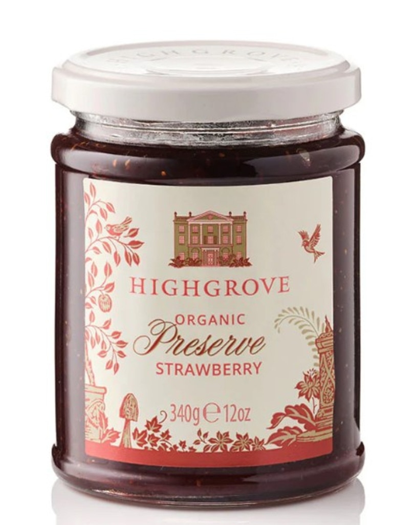 King Charles’ Highgrove Estate strawberry preserve has seen an uptick in sales. Picture: Highgrove