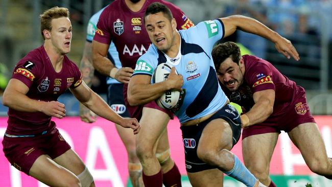 Jarryd Hayne has never played tougher than during the 2014 State of Origin series. Picture: Gregg Porteous