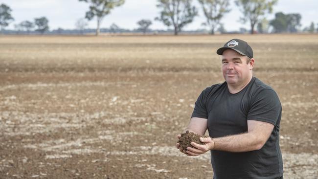 Mark van Beek is an irrigated cropping farmer at Pine Lodge. Picture: Zoe Phillips