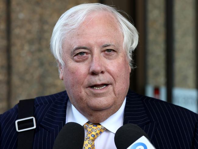 Clive Palmer was due to give a National Press Club address. Picture: NCA NewsWire / Damian Shaw