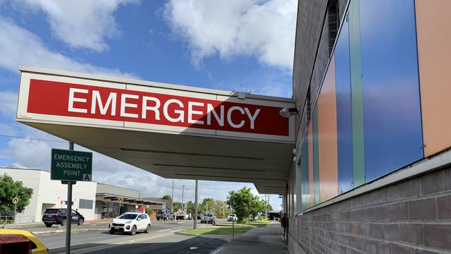 Taree emergency department entrance on High Street.