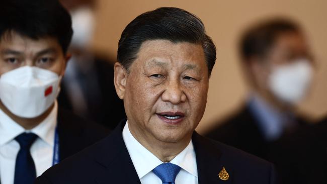 Xi Jinping assured the Chinese population that ‘epidemic prevention and control is entering a new phase’ during a televised address. Picture: AFP