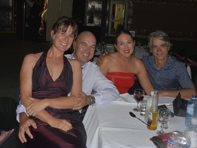 (From left) Kate, Keith, Lindsey and Scott at the Apple and Grape Gala Ball on Friday, March 1, 2024. Photo: Jessica Klein