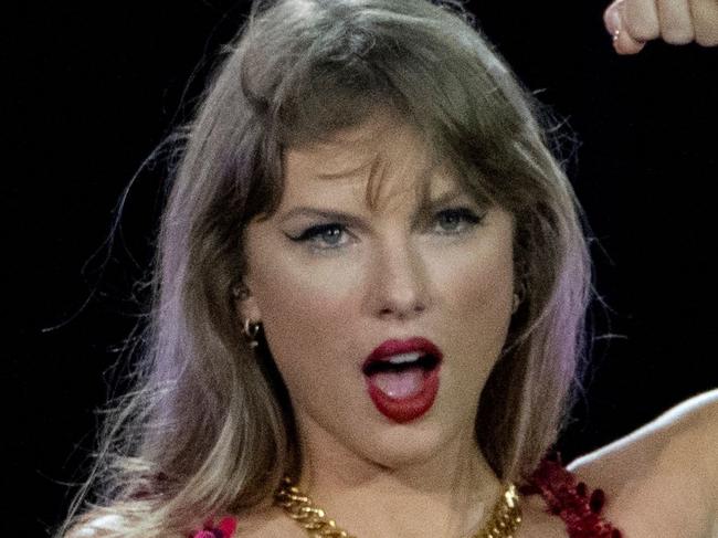(FILES) US singer Taylor Swift performs on stage during 