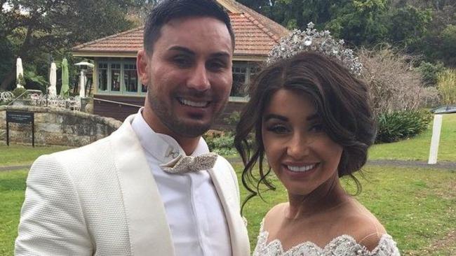 Salim and Aysha Mehajer on THAT wedding day. Source: Facebook 'World of Nektaria'